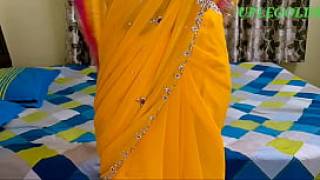 What do you look like in a yellow color saree my dear