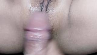 Xxx desi homemade video neighbor first time in her bed we do things under the sheets closeup shaved pussy fucking