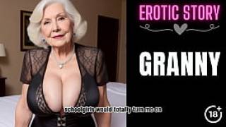 Granny story horny step grandmother and me part 1