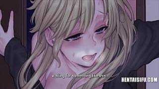 Big tits tenant gets fucked by an invisible entity and slowly begins liking it eng subs