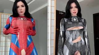 Passionate spider woman vs anal fuck lover black spider girl
