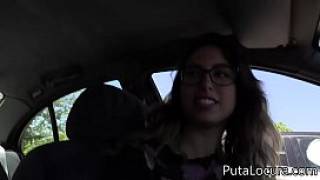Paulita moldes fucked by torbe in a car