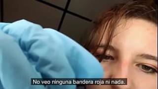 Aftynrose asmr doctor dental hygienist role playing video spanish subtitles