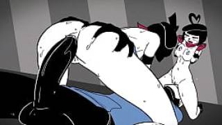 Mime and dash suck same cock in threesome hentai animation uncensored